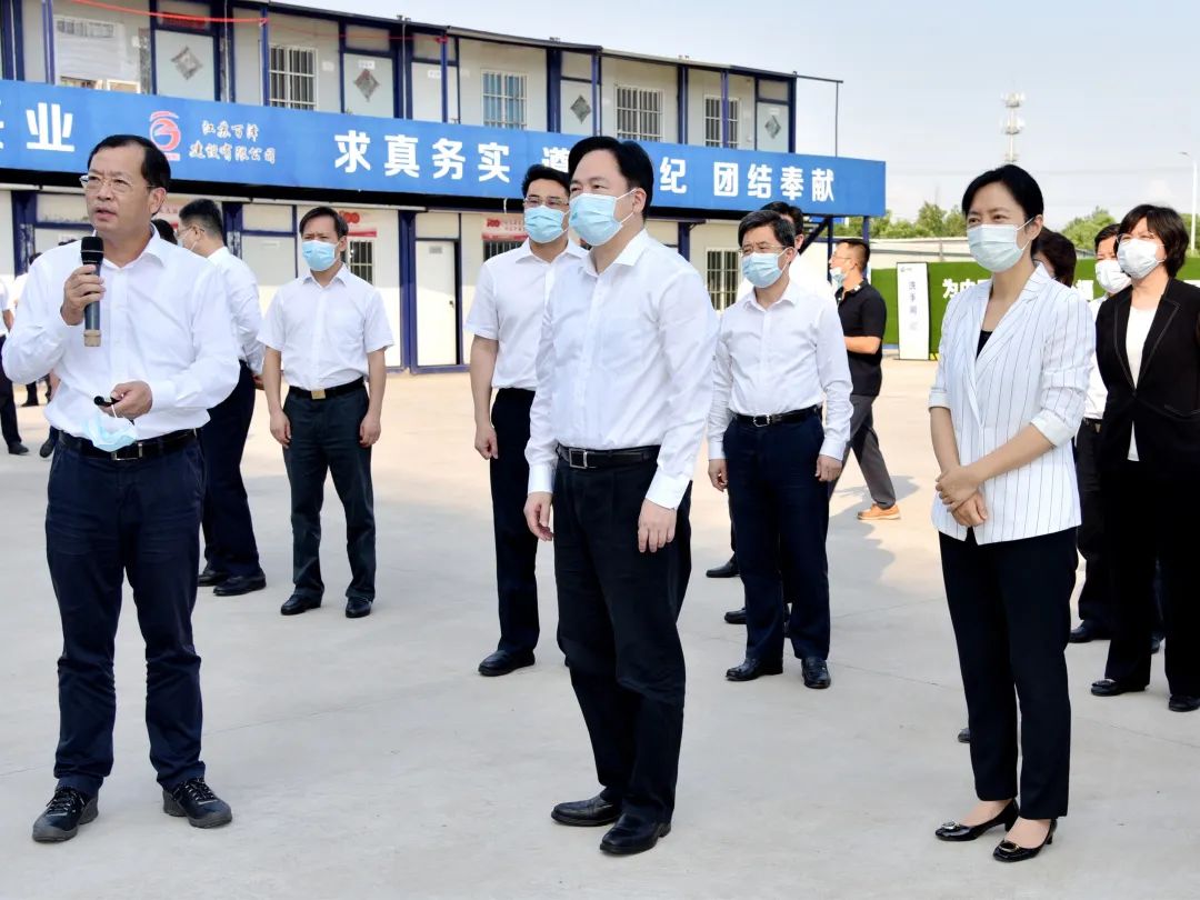 City leaders come to Tianning to inspect major projects